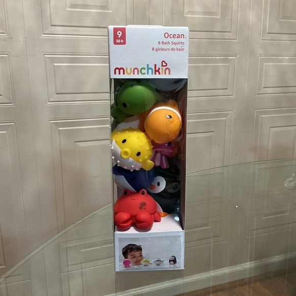 Brand New Munchkin Bath Squirts Ocean Friends – 8pcs (Brand New) - Picture 2 of 5